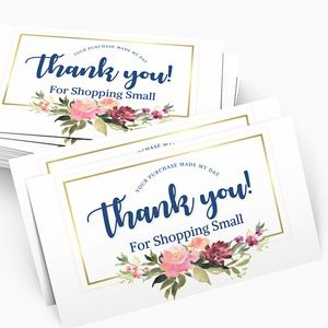 Thank You For Shopping Small Cards
